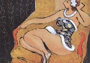 Henri Matisse Dancer Sitting in an Armchair (mk35) oil painting artist